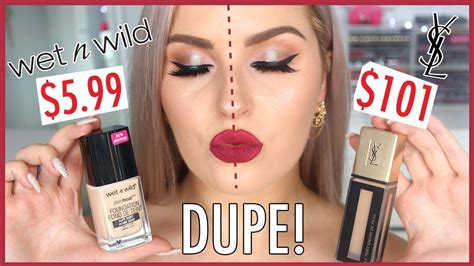 ysl fusion ink foundation dupe|WET N WILD vs. YSL Foundation Dupe Battle! WEAR  .